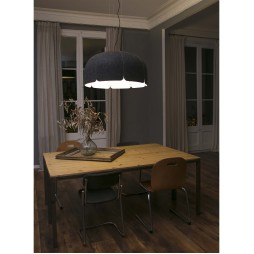 Colgante Mute gris oscuro 3000k Faro